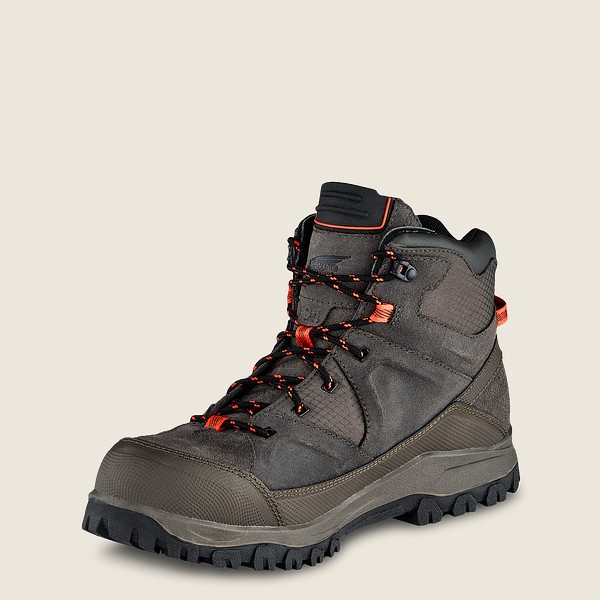 Vandrestøvler Herre - Red Wing Trbo - 5-Inch Waterproof Safety Toe - Grå Brune - SEHCPG-241